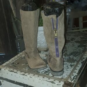 Stylish Tan Knee-High Boots